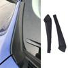 Pair Car Front Side Windshield Wiper Cowl Extension Trim Cape Black Grille Outer Cover for Nissan Rogue 2014-2020 Exterior Parts