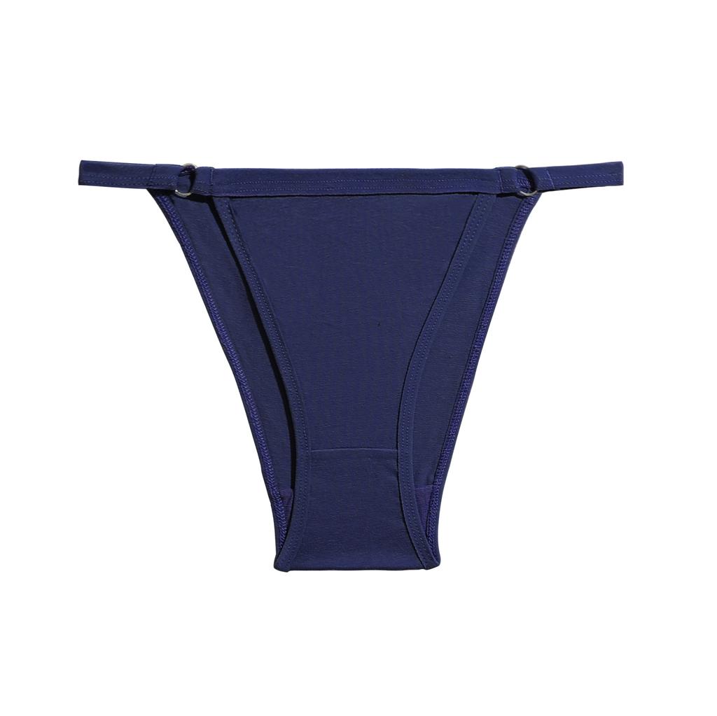 Damen-Slips dünner Bund niedrige Taille Baumwoll-Slips Ring sexy Damen-Bikini-Slips L