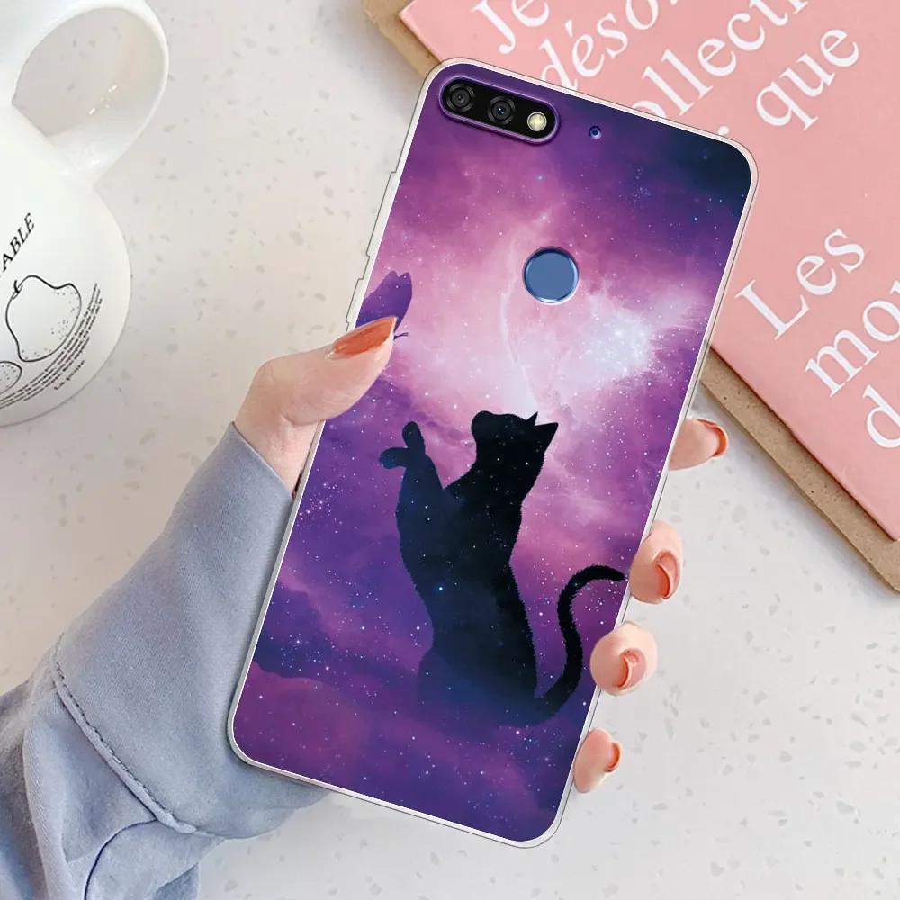For Honor 7C 5.99 /7C RU 5.7 Case Honor 7A 7S 7A Pro 7A Prime Clear Soft Silicone Phone Case For Honor 8C 8A Pro 8A Prime Fundas
