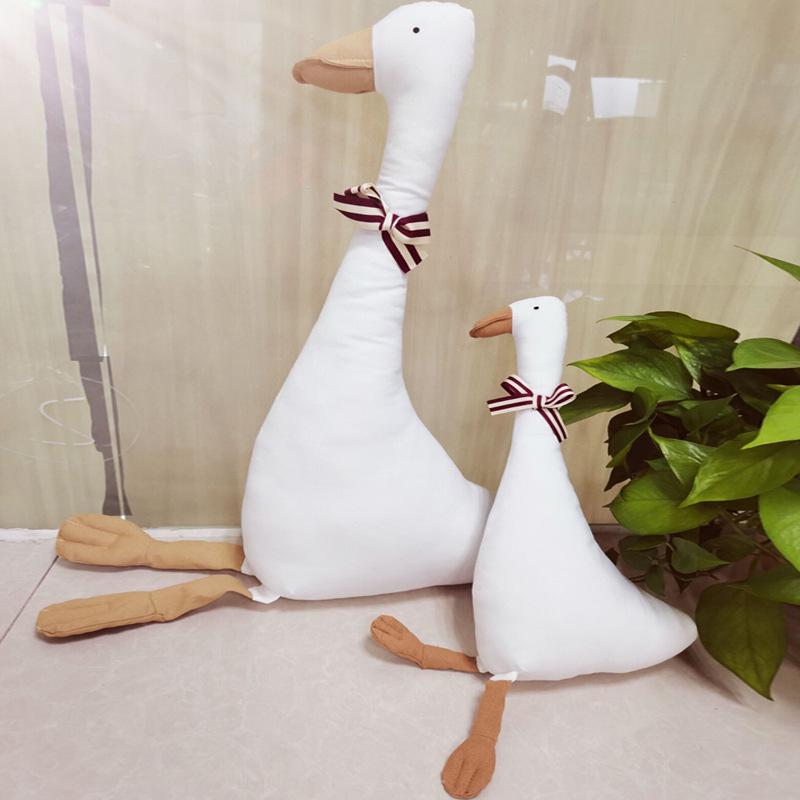 

New White Goose Plush Toy - Silly Goose Comfort Doll for Babies and Children