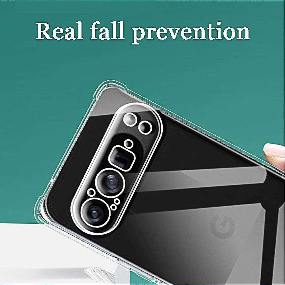 Transparent Phone Case for Google 9 Pro Protective Camera Back Cover for Google Pixel 8 7 6 Pro A 9pro 7a Clera Soft TPU Shell