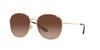 Sonnenbrille HC7134 C7996 9005T5 SHINY LIGHT GOLD 57 [Coach] Damen