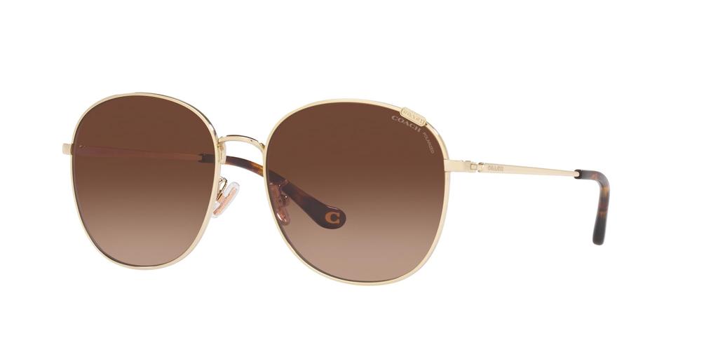Sluneční brýle HC7134 C7996 9005T5 LESKLÁ SVĚTLE ZLATÁ 57 [Coach] Dámské