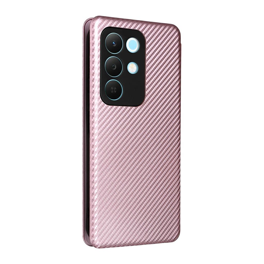 For Realme C85 5G/15x (India) 5G Case Carbon Fiber Texture Drop-Proof PU Leather Phone Cover