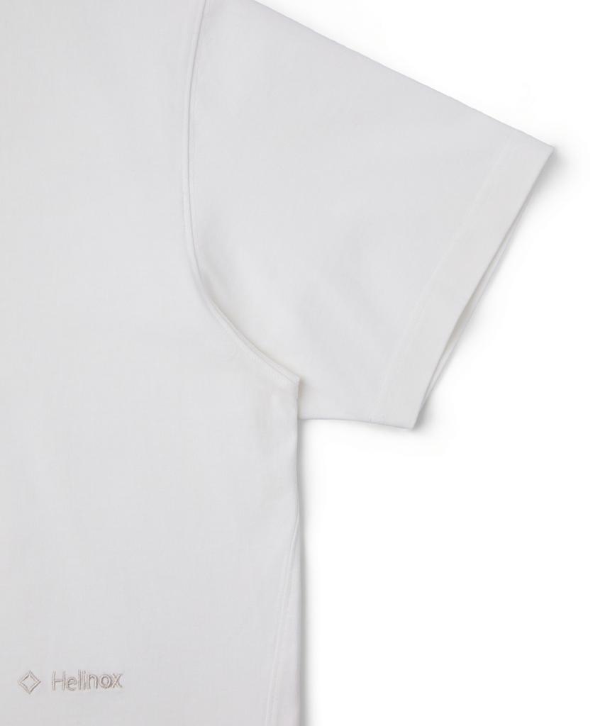 Hellinogseuweeo Dust-Dye Short Sleeve T-Shirt_White