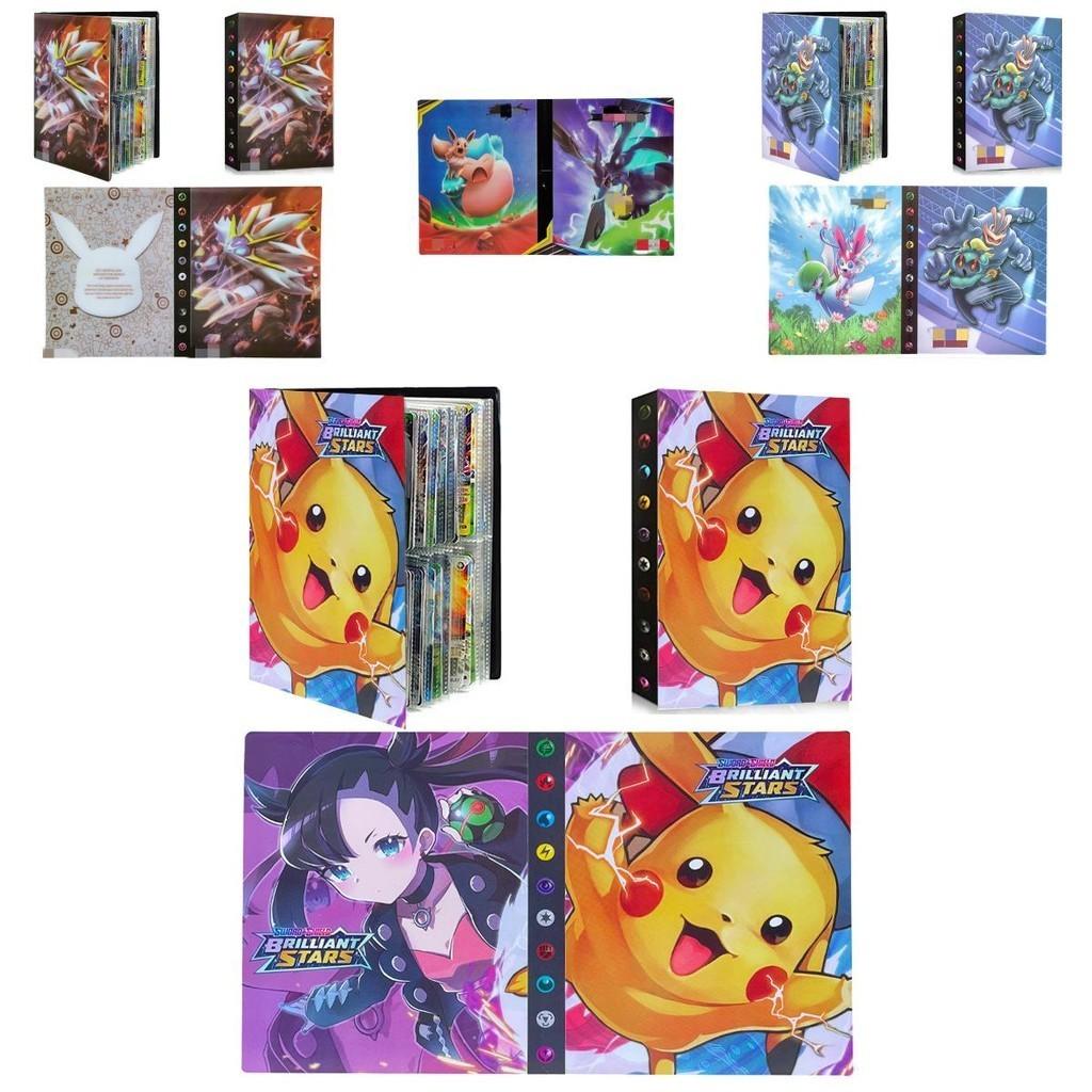 Colorful Waterproof Pokémon Trading Card Album Collection Book Holder With Large Capacity