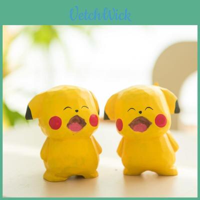 Pikachu Wooden Sculpture With Modern Minimalist Style For Desk Decor And Special Occasions