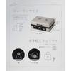 CARL Cash Box A6, Grey, Coin & Note Storage with Double Lock System