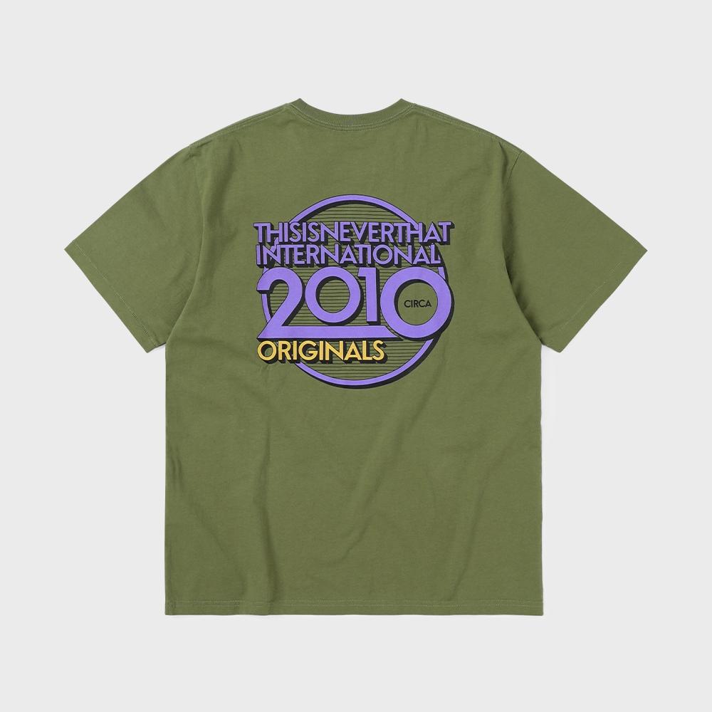 ThIs Is Never That 2010 Оригинальная футболка Мохово-зеленая S