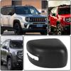 Right Side Rearview Mirror Cap Cover Trim Black For 2016-2022 2023 Jeep Renegade