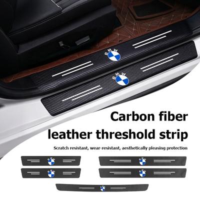 Car Door Carbon Fiber Sill Anti Scratch Protection Strip For M3 M5 X3 E93 F10 F20 F30 F40 F15 F25 F26 F31 F49 F86