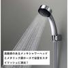SANEI Shower Set, 25% Water Saving, Plated Shower Head, 1.6m Metallic Hose, Adapter Included, PS3950-CTA-CC, Silver