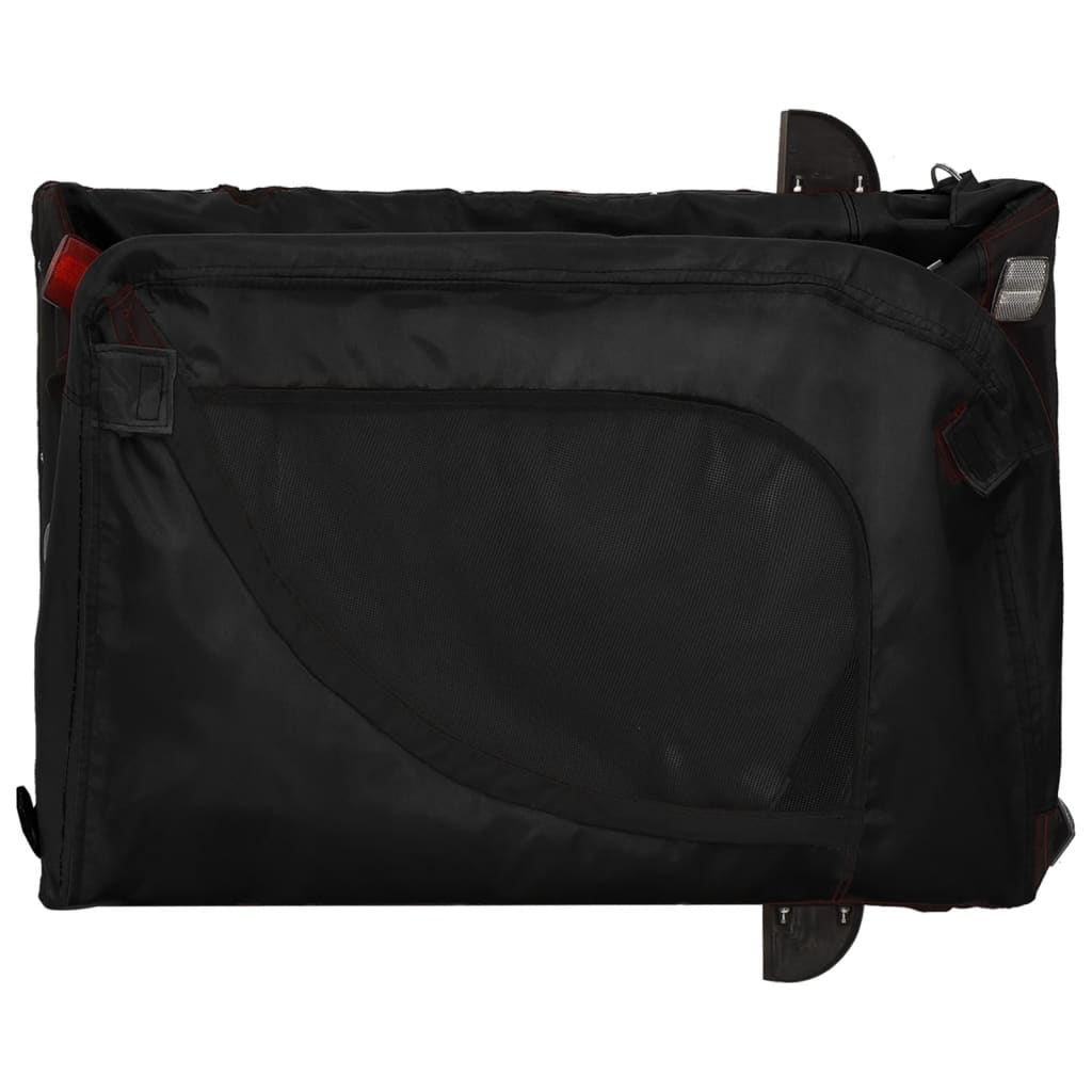 Vidaxl Bicycle Trailer For Pets, Oxford Fabric And Iron