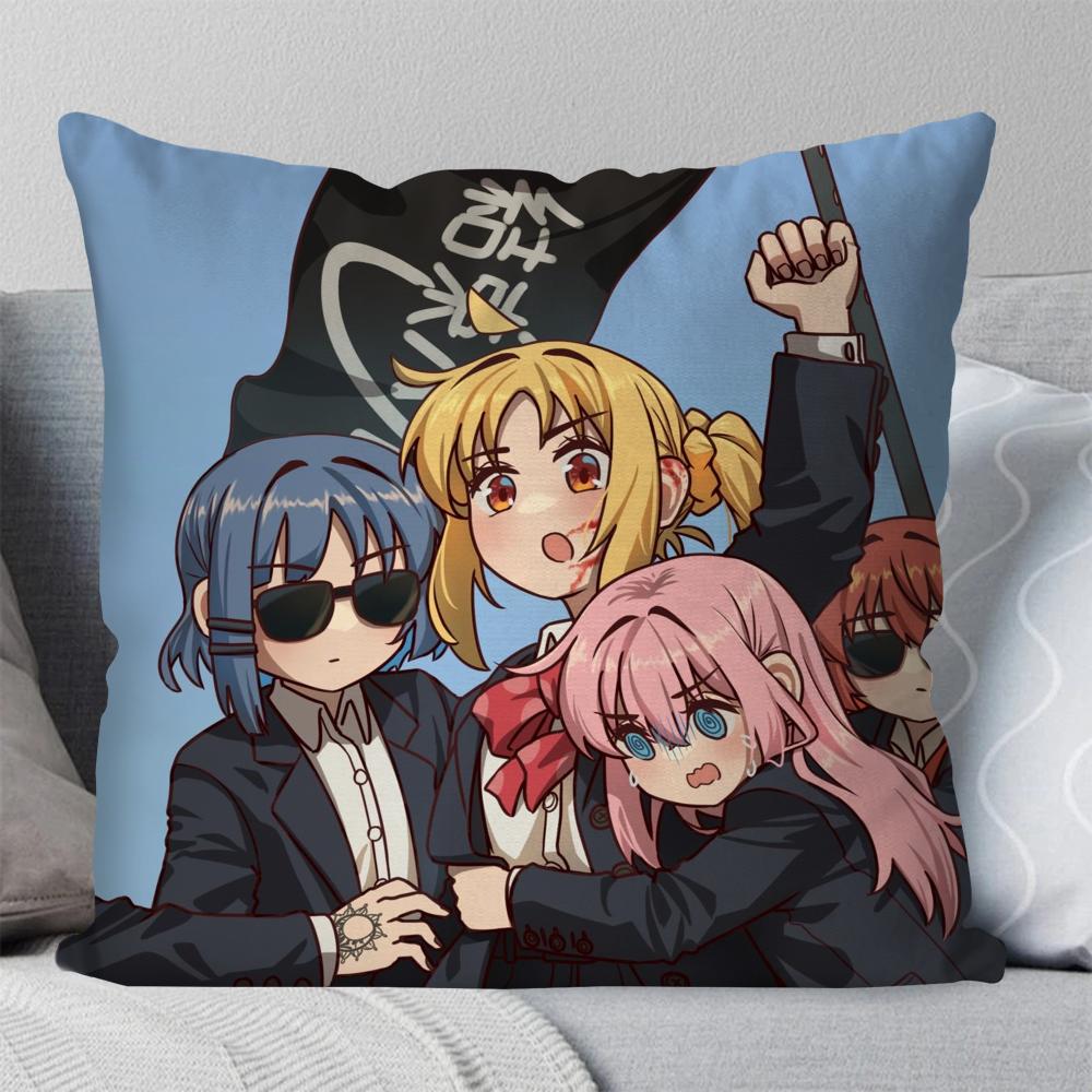 Animation Einsamer R-Rock Kissenbezug Quadratisches Kissen Schlafzimmer Sofa Freizeit Komfort Kissen Auto Wohnzimmer Heimdekoration 40X40