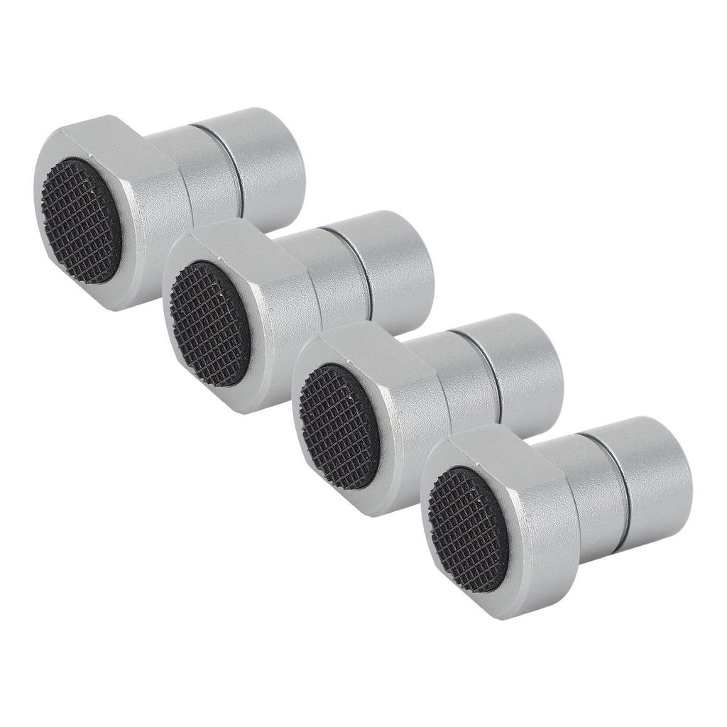 4 Pcs Bench Dog 20mm Aluminum Alloy Workbench Dog Stop with Non Slip Pad for MFT Table