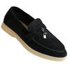 Europeiska & Amerikanska Mockasiner i Kohud - Mjuk Sula Brittisk Stil Slip-on Dam Casual Skor