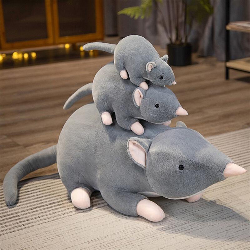 32/50Cm Mini Weiche Plüsch Simulation Maus Plüschtier Puppe Stoffratte Plüschtier Maskottchen Peluche Haustier Maus Puppe