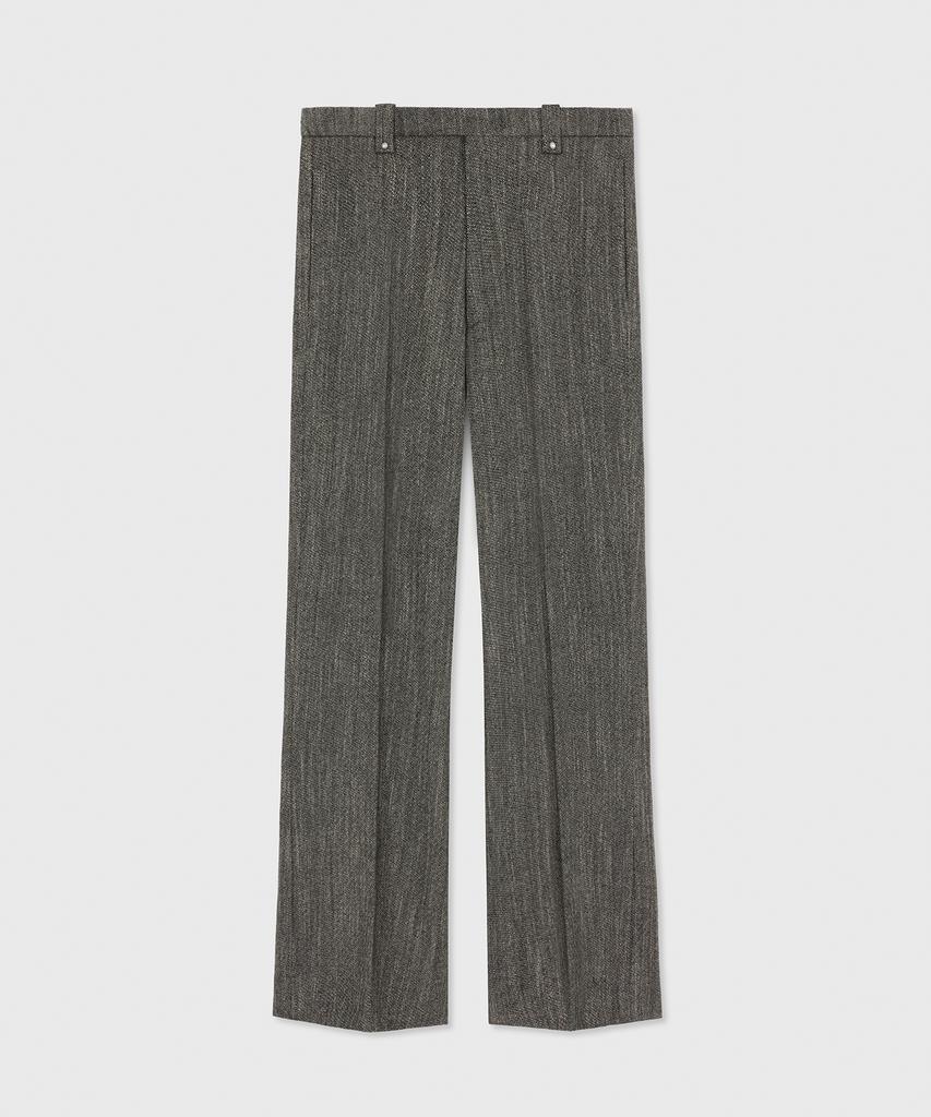 Tire Carnaby Flared Wool Trousers Travertine