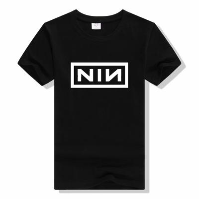 Nine Inch Nails T Shirts NIN American Industrial Rock Band Tee Summer Pure Cotton Short Sleeved Tops T Shirt Unisex