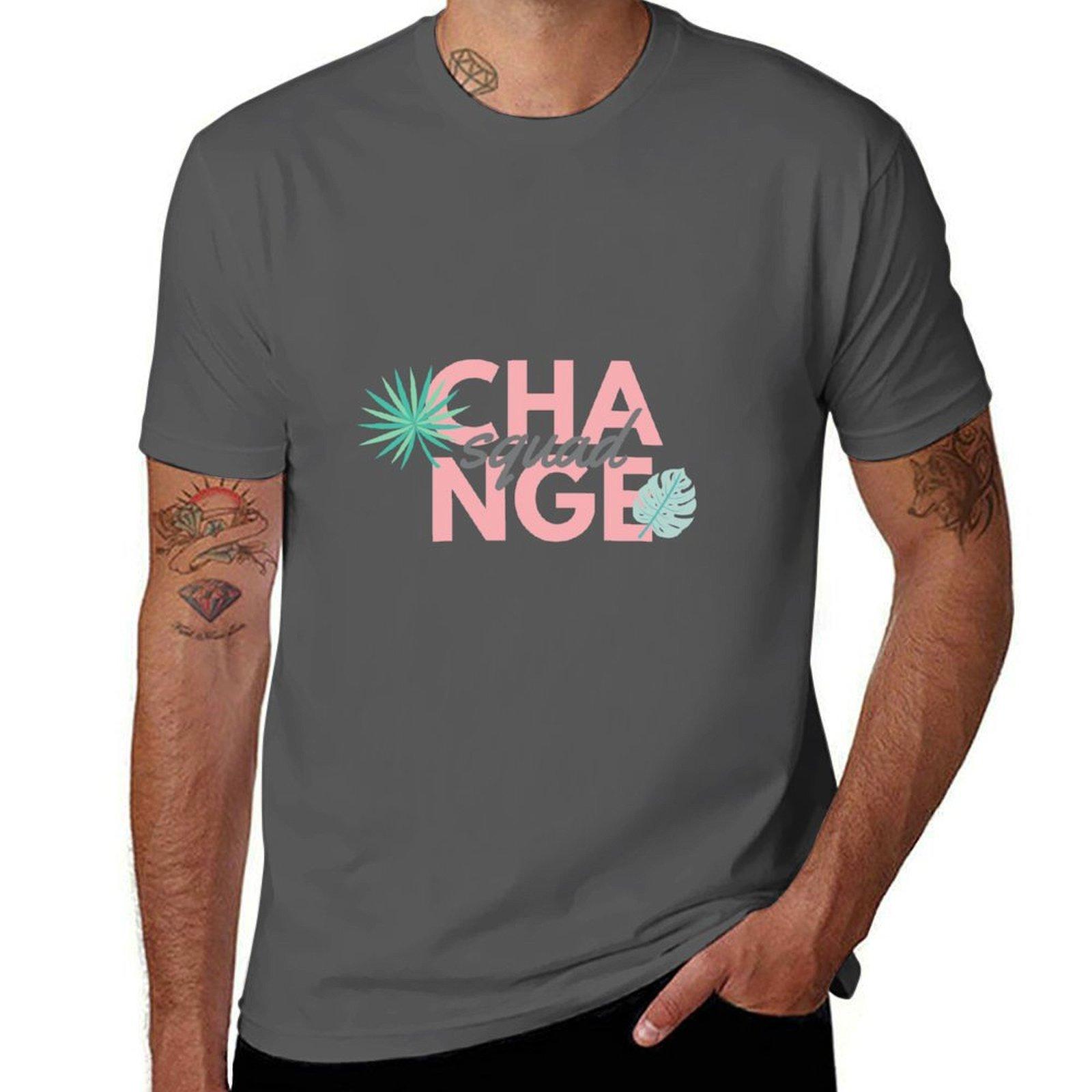 

Change Squad T-Shirt anime t shirts oversize t shirt personalised t shirt man luxury T-Shirt 4XL