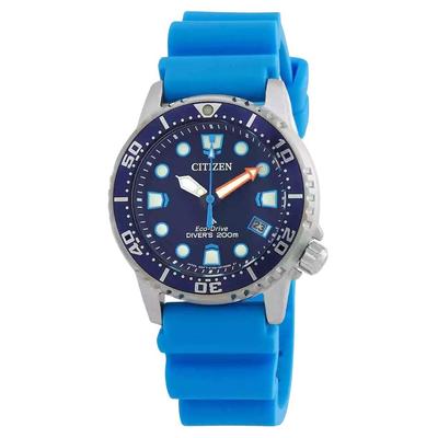 Pánské hodinky Promaster Dive Polyuretanový řemínek Modrý ciferník Eco-Drive EO2028-06L 200M