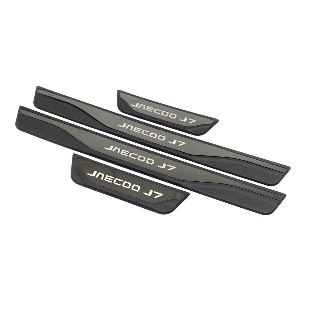 Für CHERY JAECOO J7 2024 Stahl Kunststoff Türschwelle Trittschutz Kratzschutz Abdeckung Verkleidungen Schutz Pedal Auto Styling Zubehör