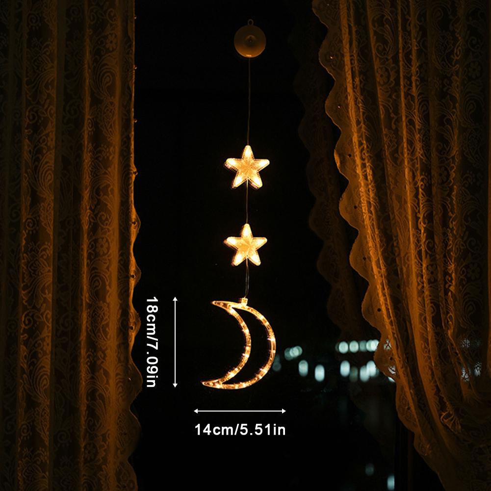 Guirlandes de Noël LED Support à ventouse Figurines de Noël classiques Décoration de fenêtre de Noël intérieure extérieure Pour la maison Décor de Noël 2025