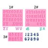 1Pcs Alphabet Letter Number Silicone Sugarcraft Mold Cupcake Chocolate Fondant Cake Decorating Tools