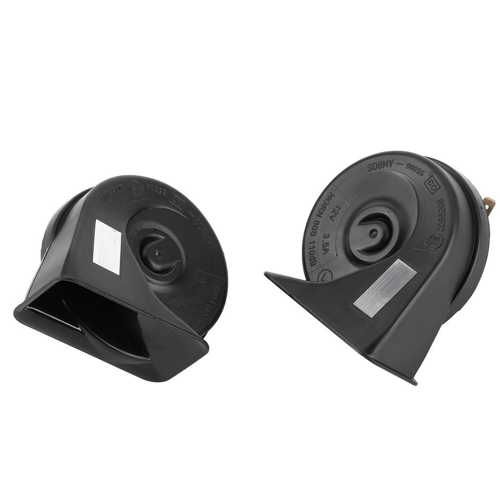 Pair 410 510Hz Snails Horn Siren HighLow Pitch 110125db Loud Sound Waterproof for 12V Car ATV UTV