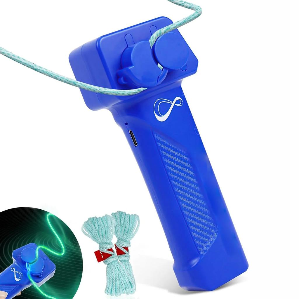 String Toy Glow In The Dark, USB Electric String Rope Fidget Toys, Handheld String Cool Toy,  Gifts for Kids Adults