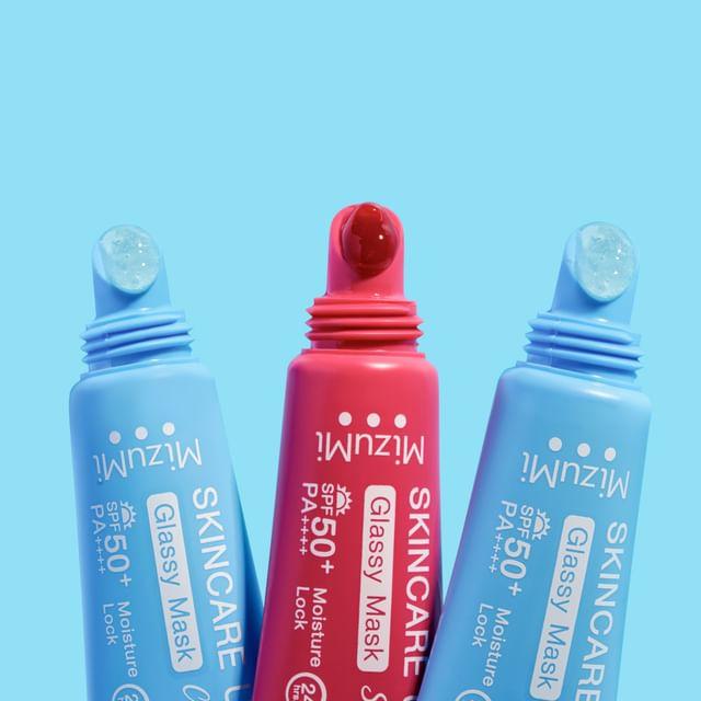 MizuMi - Уходовая UV-маска для губ Glassy Mask SPF 50+ PA++++ Clear