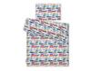 Children's bedding set with filling 135x100 cm - colorful cars