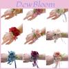 Flori de încheietură cu trandafiri de nuntă Accesorii florale elegante pentru petrecerea de mireasă