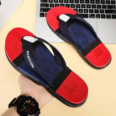 Tong d'été Homme Antidérapante Anti-odeur Sandales à Semelle Souple Mode Tongs de Plage pour Homme sandalen Noir Sliper pour Homme