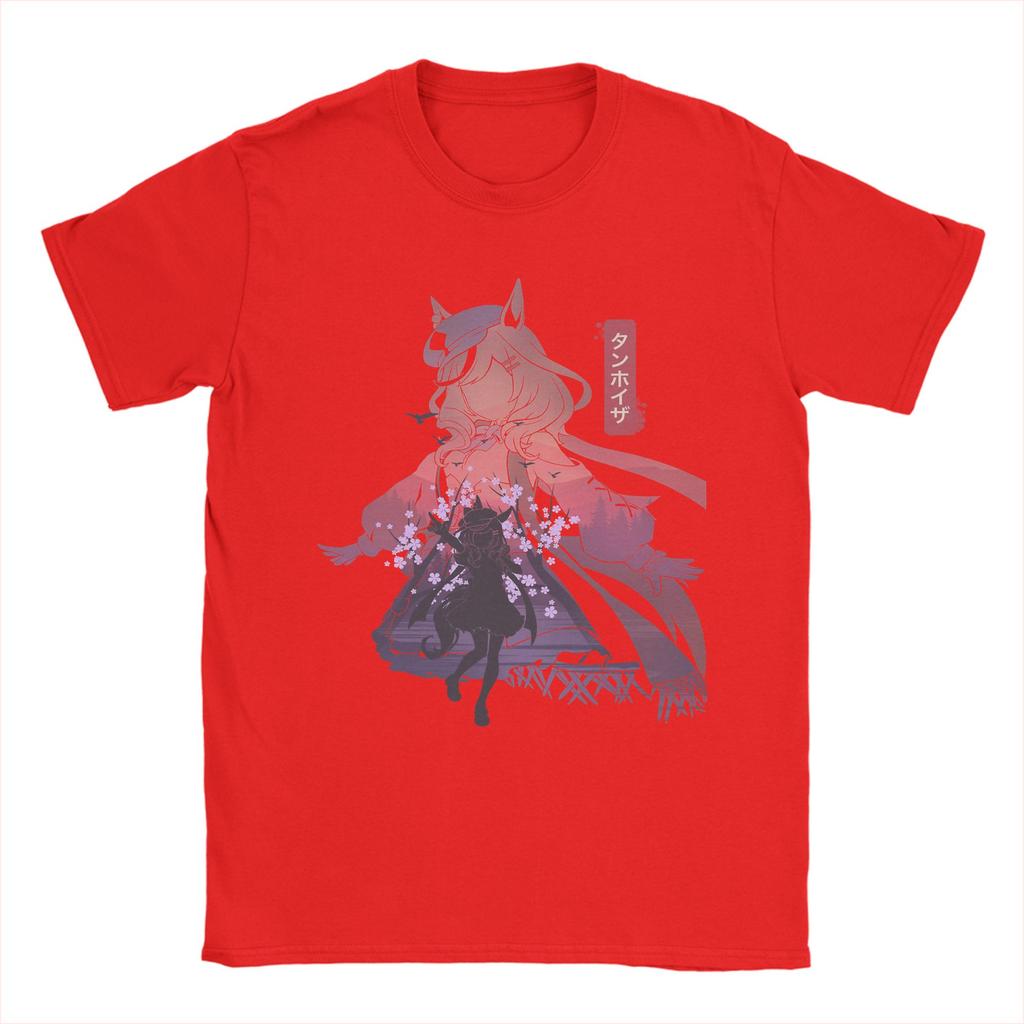 Unisexs TShirts Matikanetannhauser Uma Musume Anime Funny Cotton Tee Shirt Short Sleeve T Shirt Crew Neck Clothes 6XL
