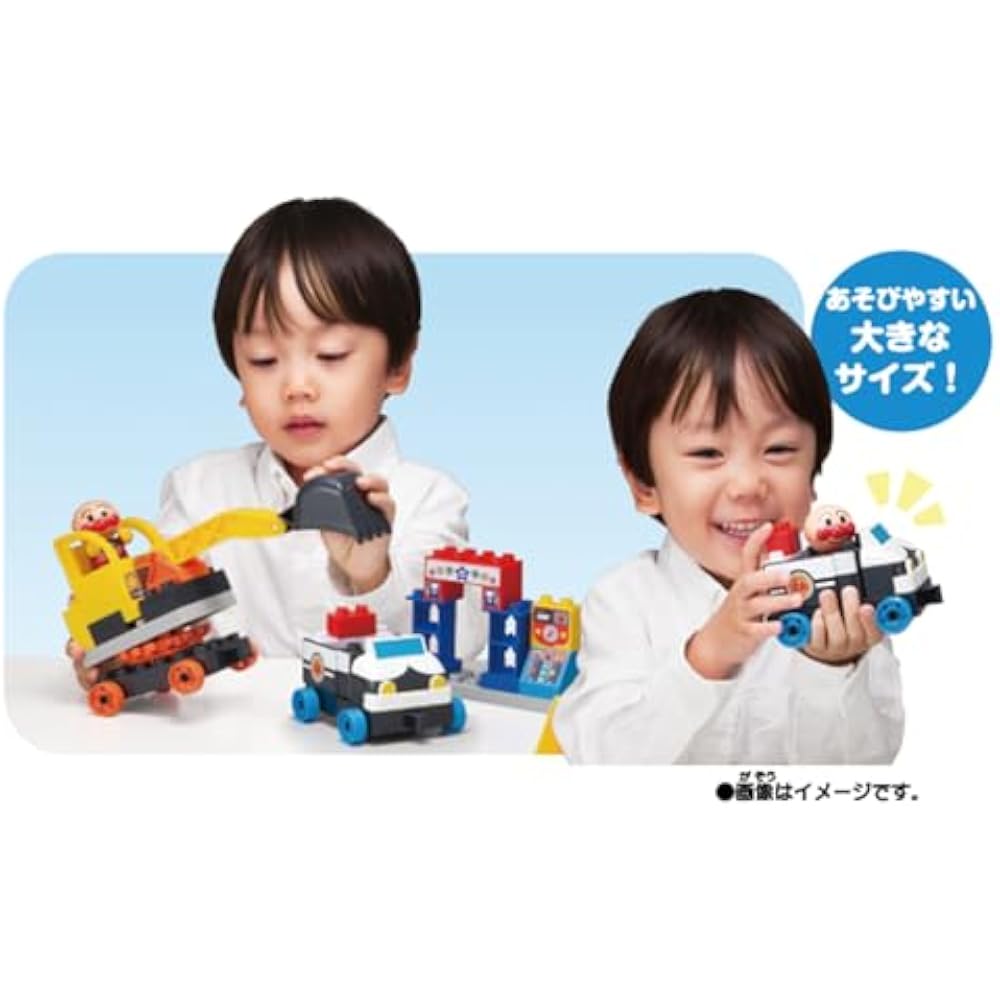 [BANDAI (BANDAI)] Blocklabo Let's do the work of things! Anpanman glue block bucket