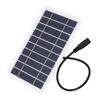 2W 5V Kleines Solarpanel Monokristallin DC5521 Ausgang Wasserdicht Staubdicht Tragbar Mini-Solarpanel für 3,7-5V Batterie