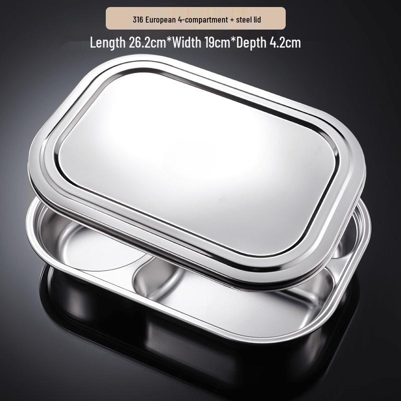 Yuanbin Yanno 316 Stainless Steel Divided Meal Box