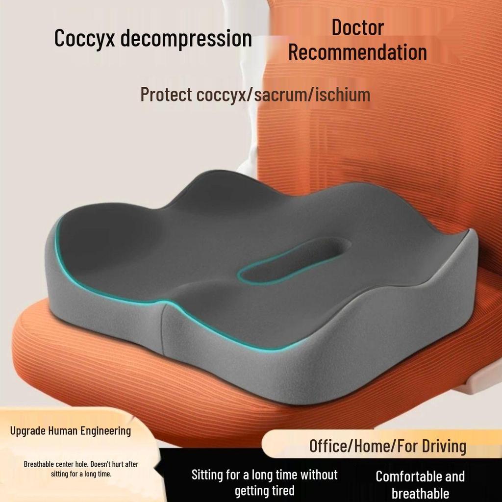 Memory Foam Breathable Office & Student Back Support Cushion