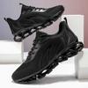 Autumn Urban Daily Commuting Mens Sports Shoes Lightweight Rebound Running Shoes Marathons Supportive Anti Slip Walking Shoes