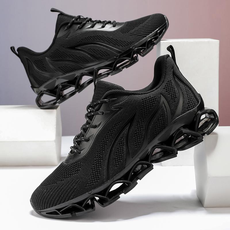 Autumn Urban Daily Commuting Mens Sports Shoes Lightweight Rebound Running Shoes Marathons Supportive Anti Slip Walking Shoes