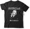 In A World of Kardashians Be A Patsy Tshirt Lumley Ab Fab Black