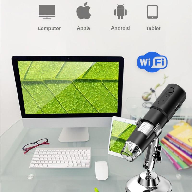 WiFi High-definition Digital Microscope Teaching Research Magnifying Glass Equipment Wireless Portable Electron Microscope