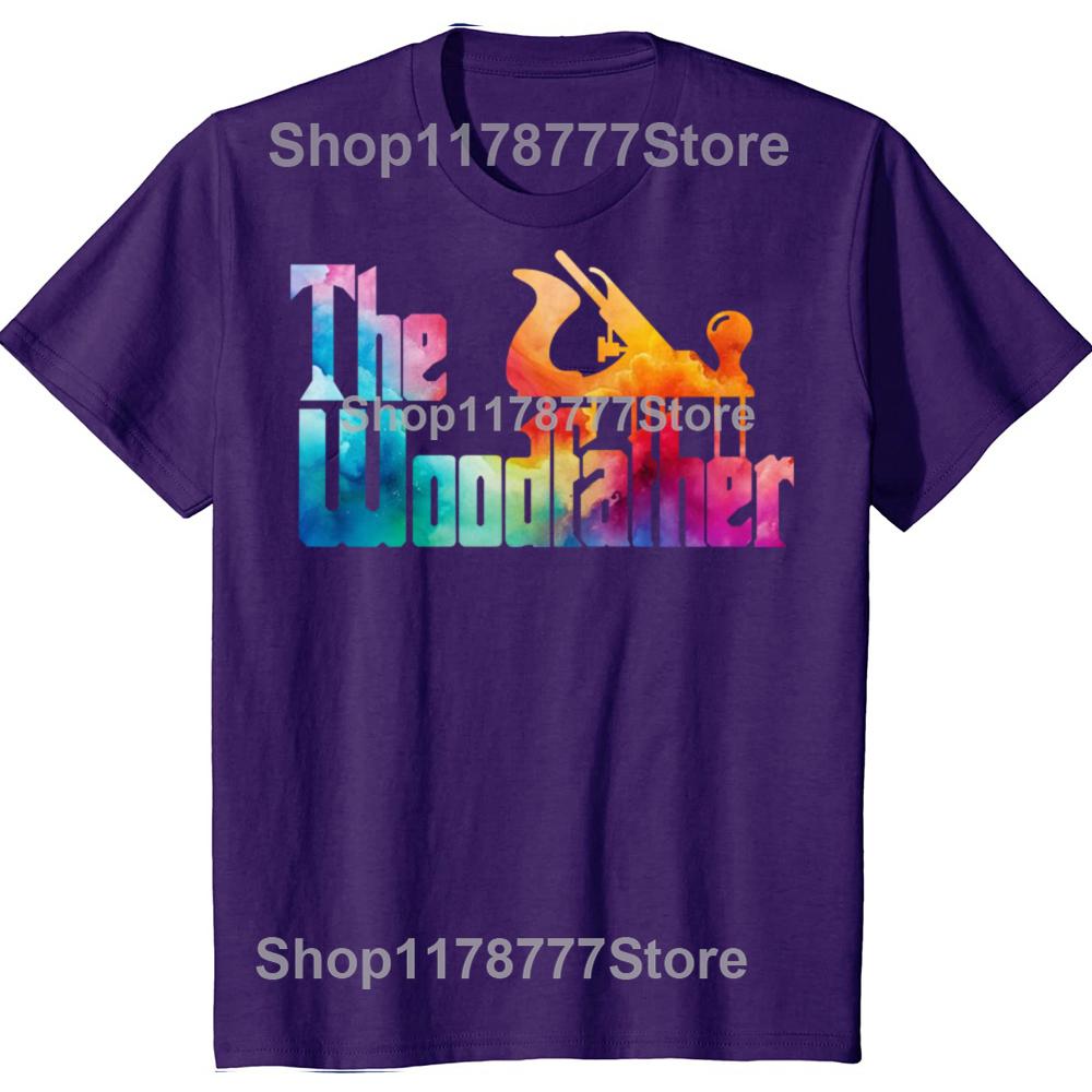 

The Woodfather Carpentry Carpenter Definition Woodworking T Shirts Cotton Gifts Men Fashion Casual Loose Oversized T Shirt 4XL