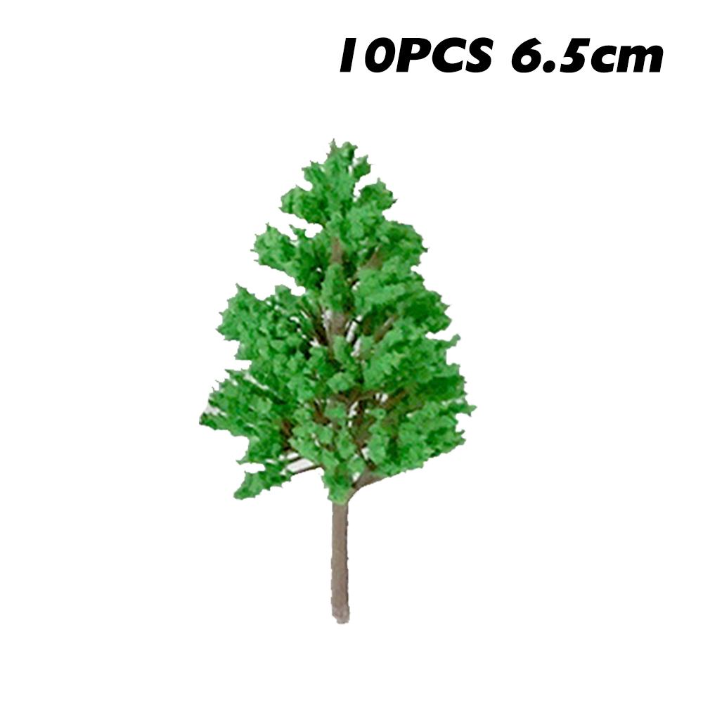 10шт DIY песчаный стол модель дерево строительная модель создание материала сад ландшафт дерево модель парк ландшафт 6.5cm