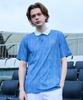 Performance Collared Short Sleeve T-Shirt Denim