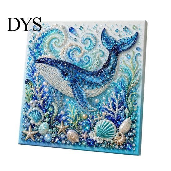 Stress Relief DIY Projects Sea Turtle Octopus 3D Pearl Painting Kit, Ocean Theme Diamond Art Beach House Wall Kit for Adults Beginner, Bead