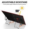 2pcs Solar Panel Stand Mounting Bracket Flexible Photovoltaic Panel Accessories Foldable Carbon Steel Brackets for Outdoor