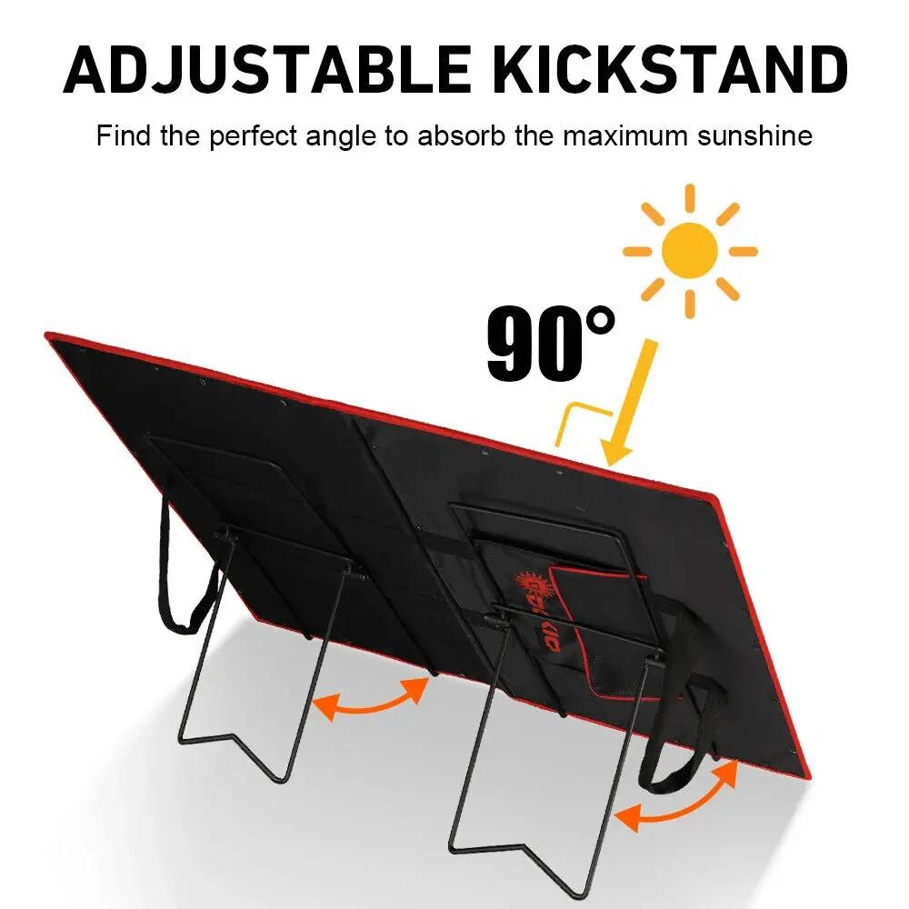 2 pezzi Supporto per Pannello Solare Staffa di Montaggio Flessibile Accessori per Pannelli Fotovoltaici Staffe Pieghevoli in Acciaio al Carbonio per E