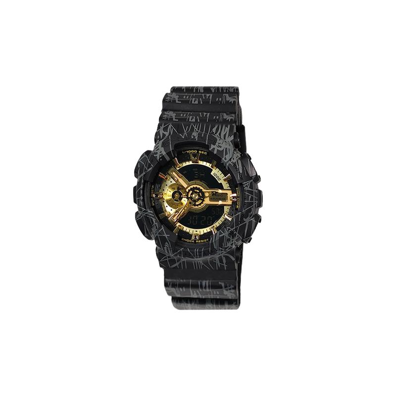 CASIO Customized watch modified series camouflage resin case fashionable men's watch GA-110GB-1A modified-reef GA-110GB-1A-BaoLieWenHeiBiaoDai